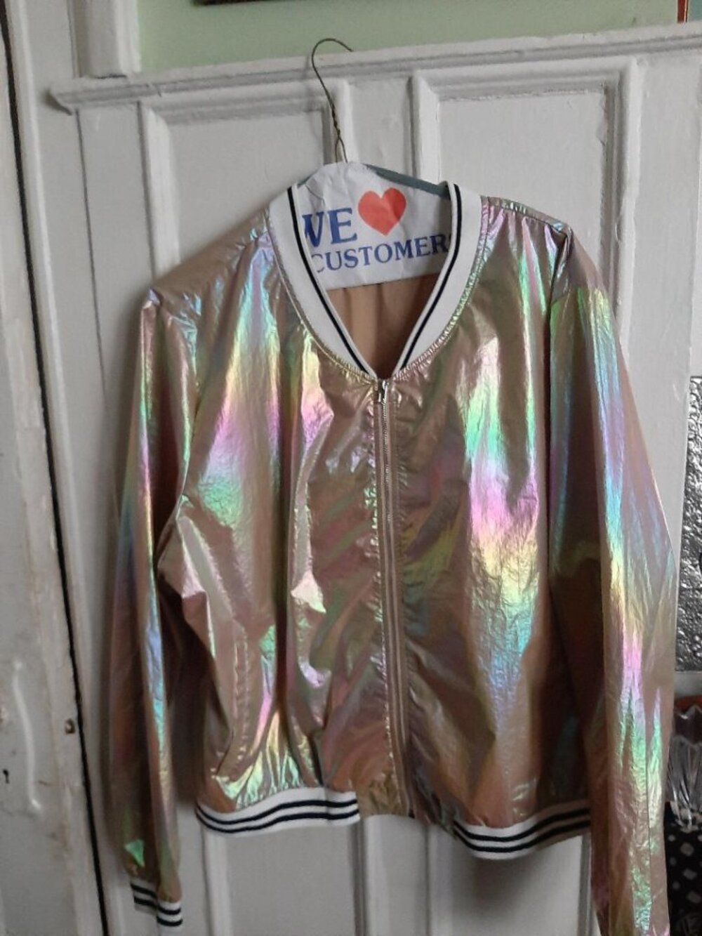 Iridescent jacket, size XL